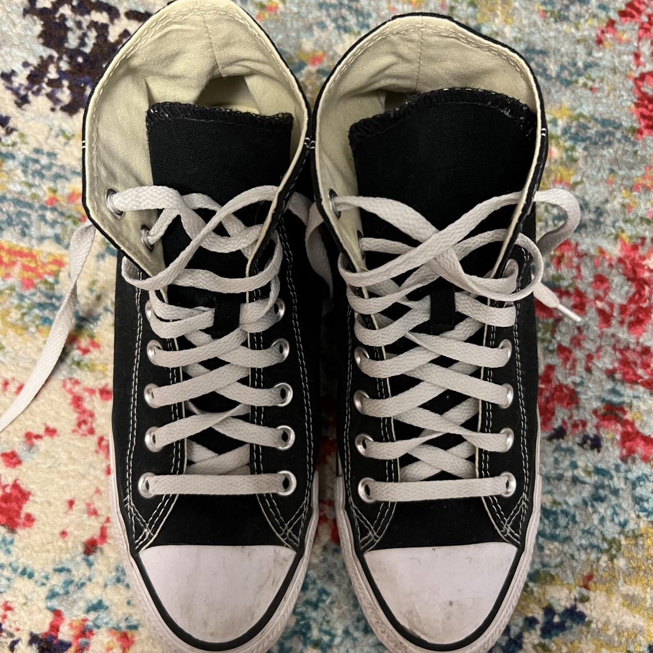 black converse - Depop