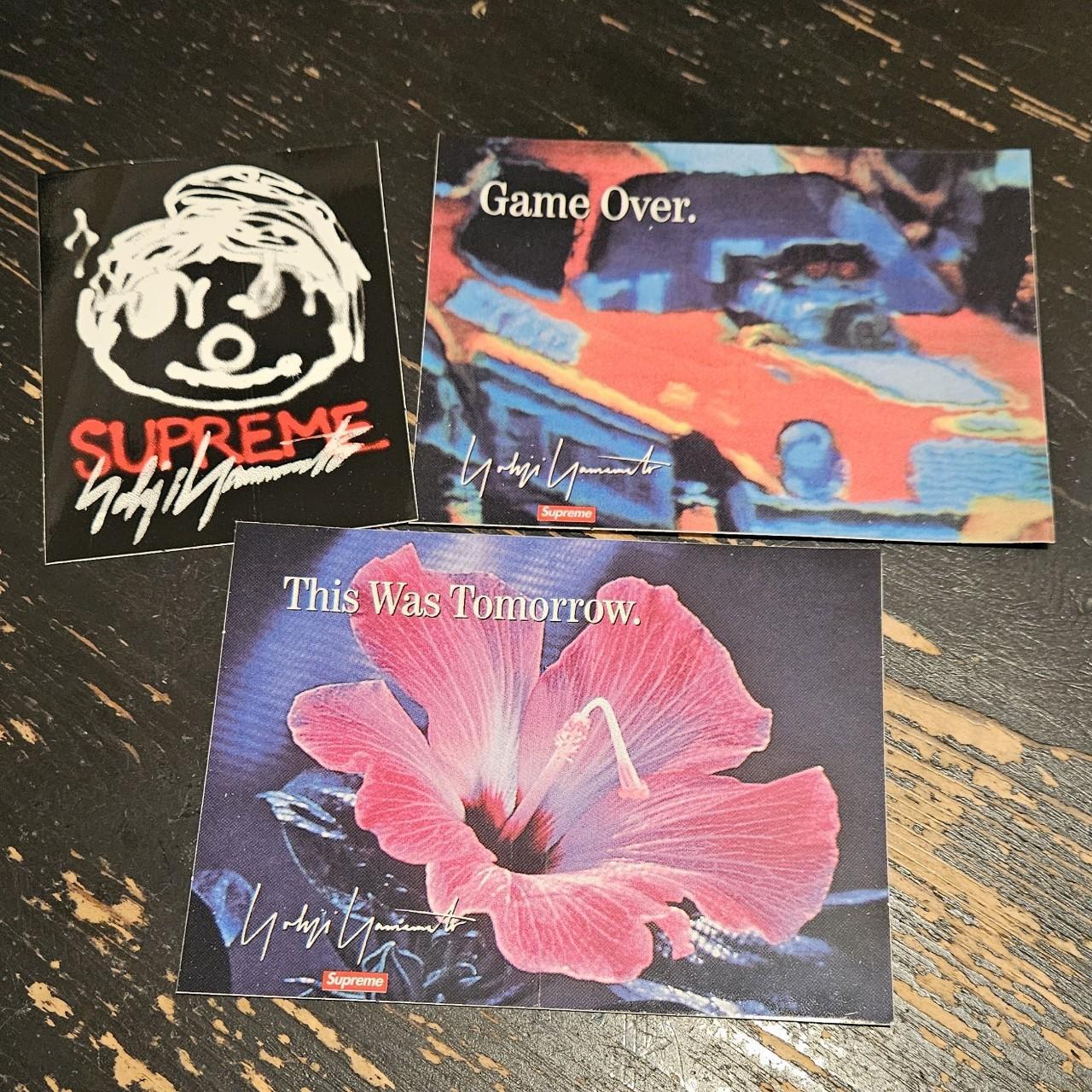 Supreme Yohji Yamamoto sticker set of 3 FW20, You're...