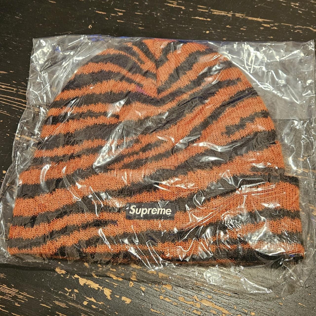 Orange supreme-beanie - Depop