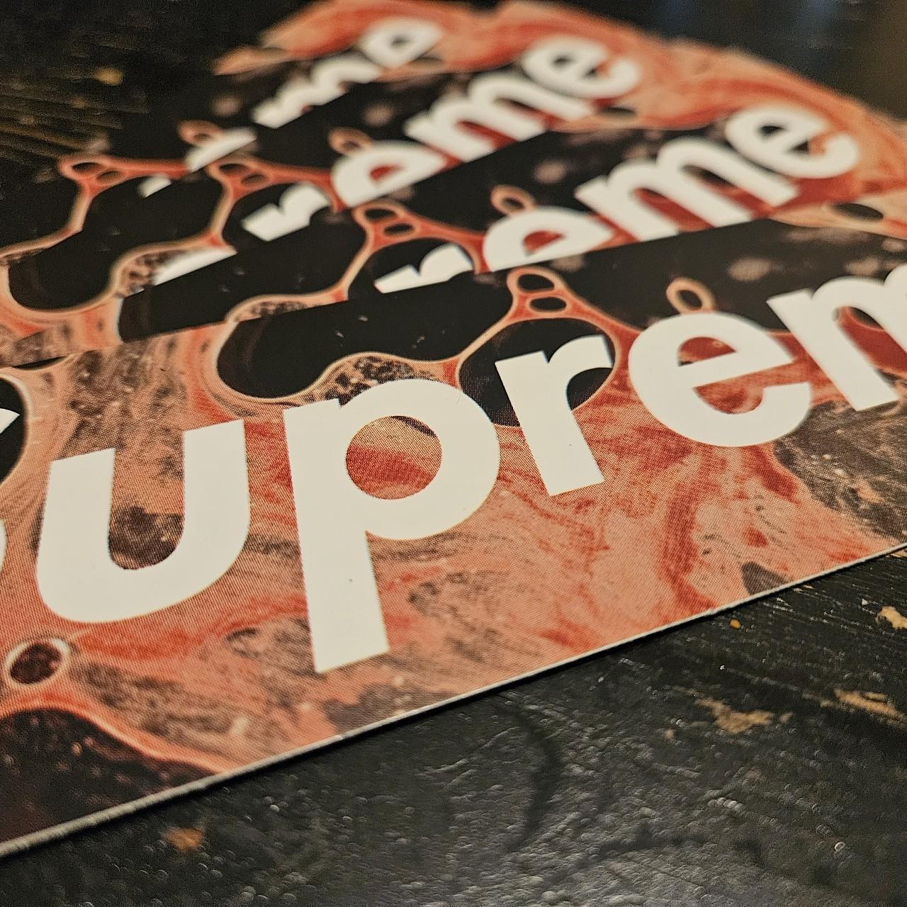 Supreme Blood & Seamen Box Logo Sticker FW17 + FREE...