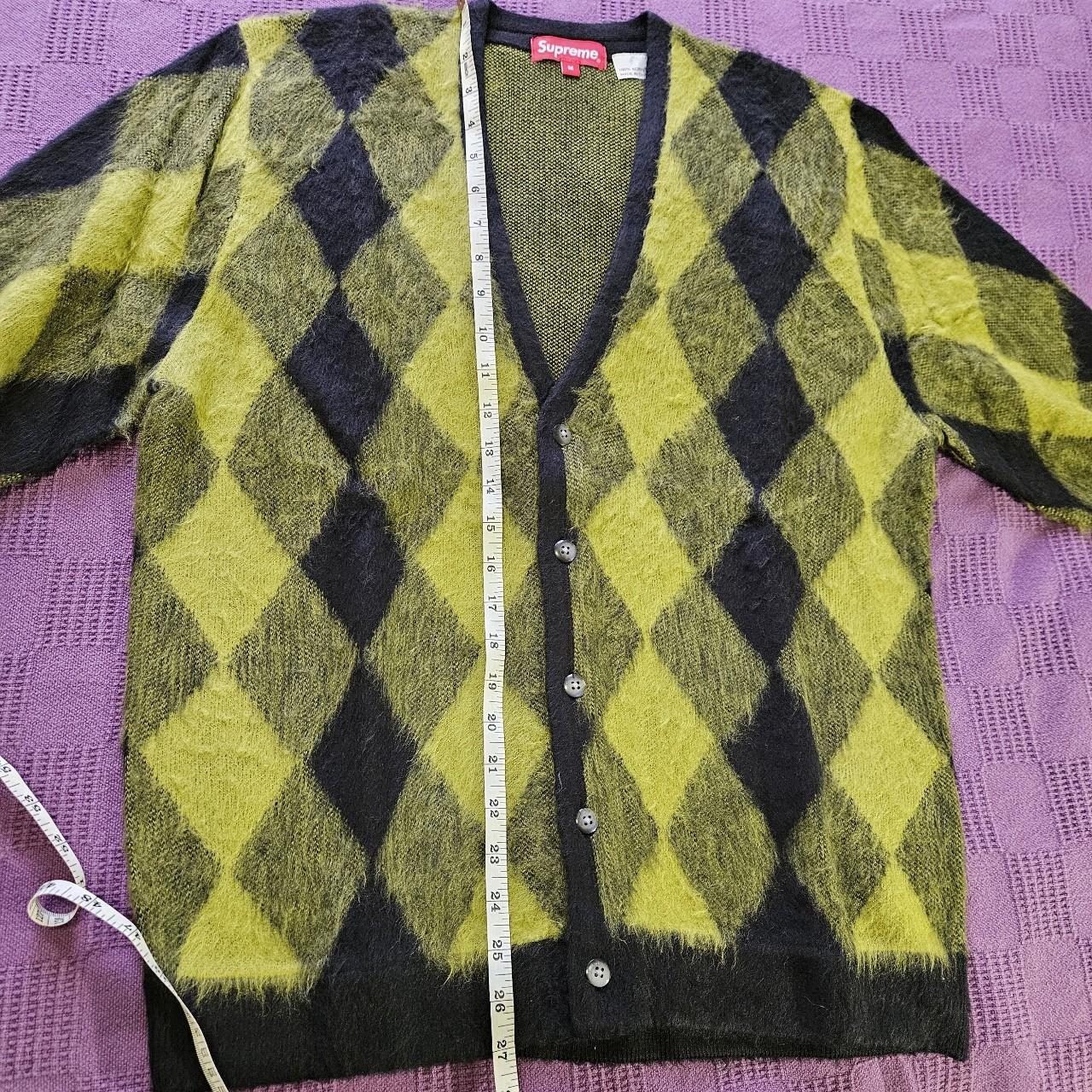 Supreme brushed argyle cardigan sale