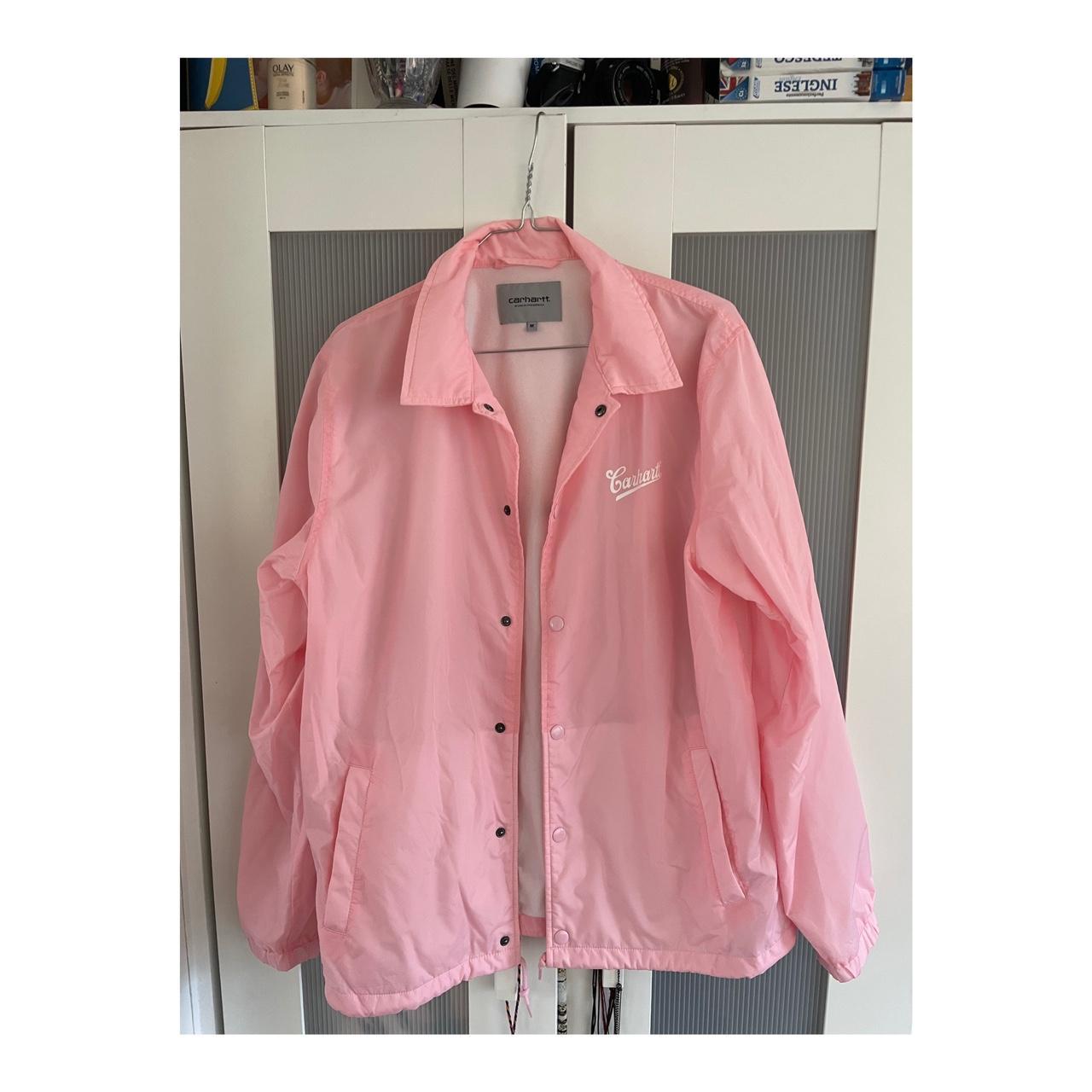 Pink Carhartt Waterproof Jacket carhartt coat... - Depop