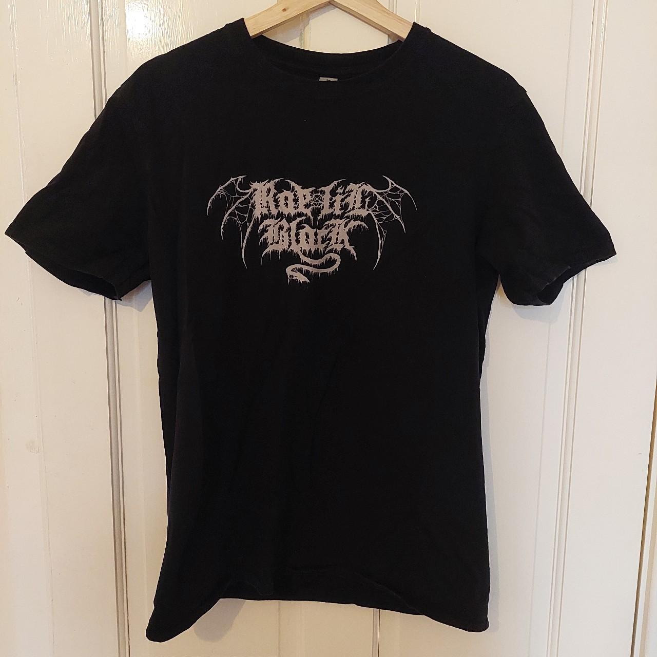 Rae lil black shirt. Size M, Gildan 100% cotton.... - Depop