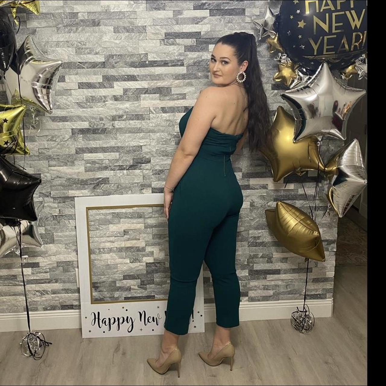 Strapless best sale jumpsuit express