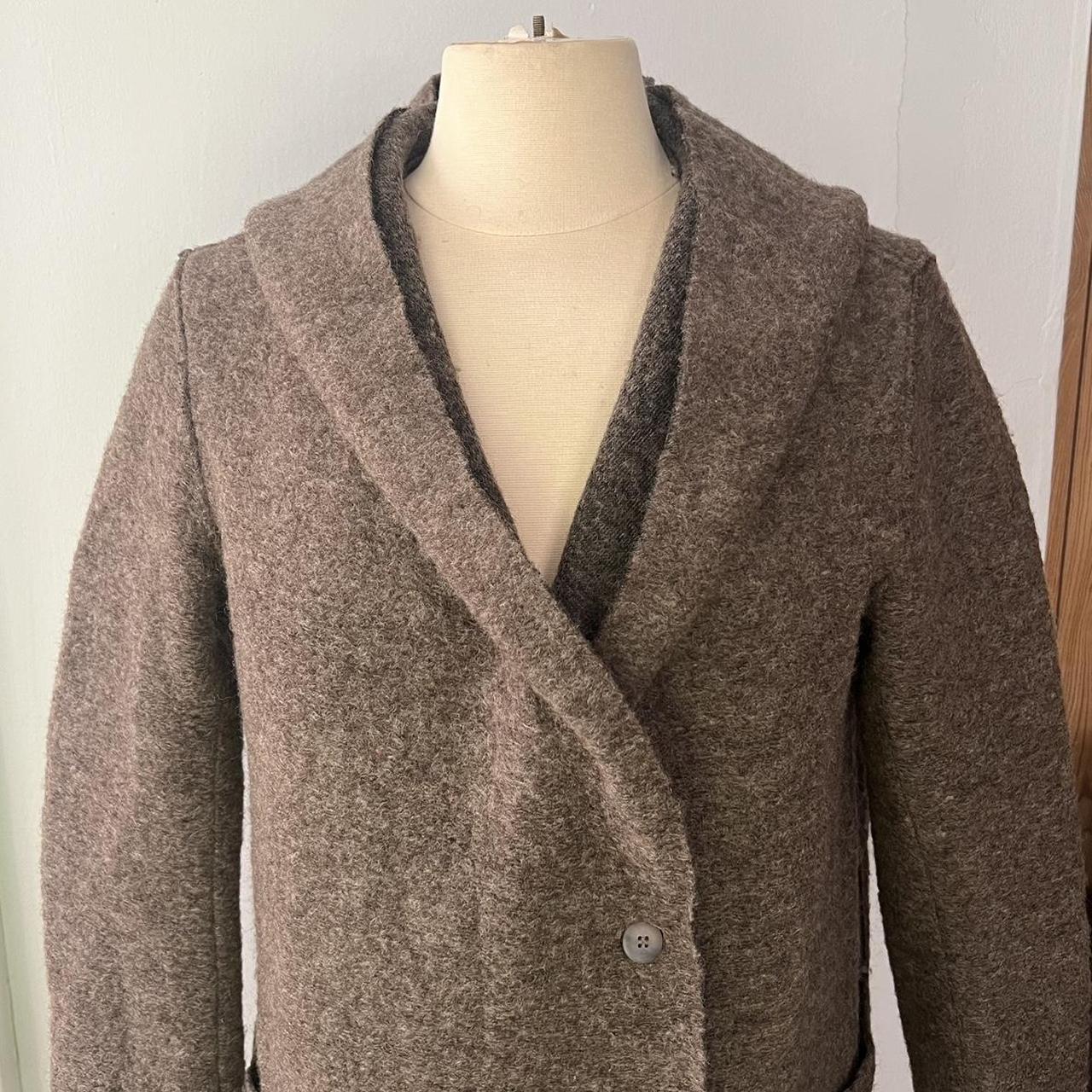 Boiled wool Italian made jacket Chic and perfect for... - Depop