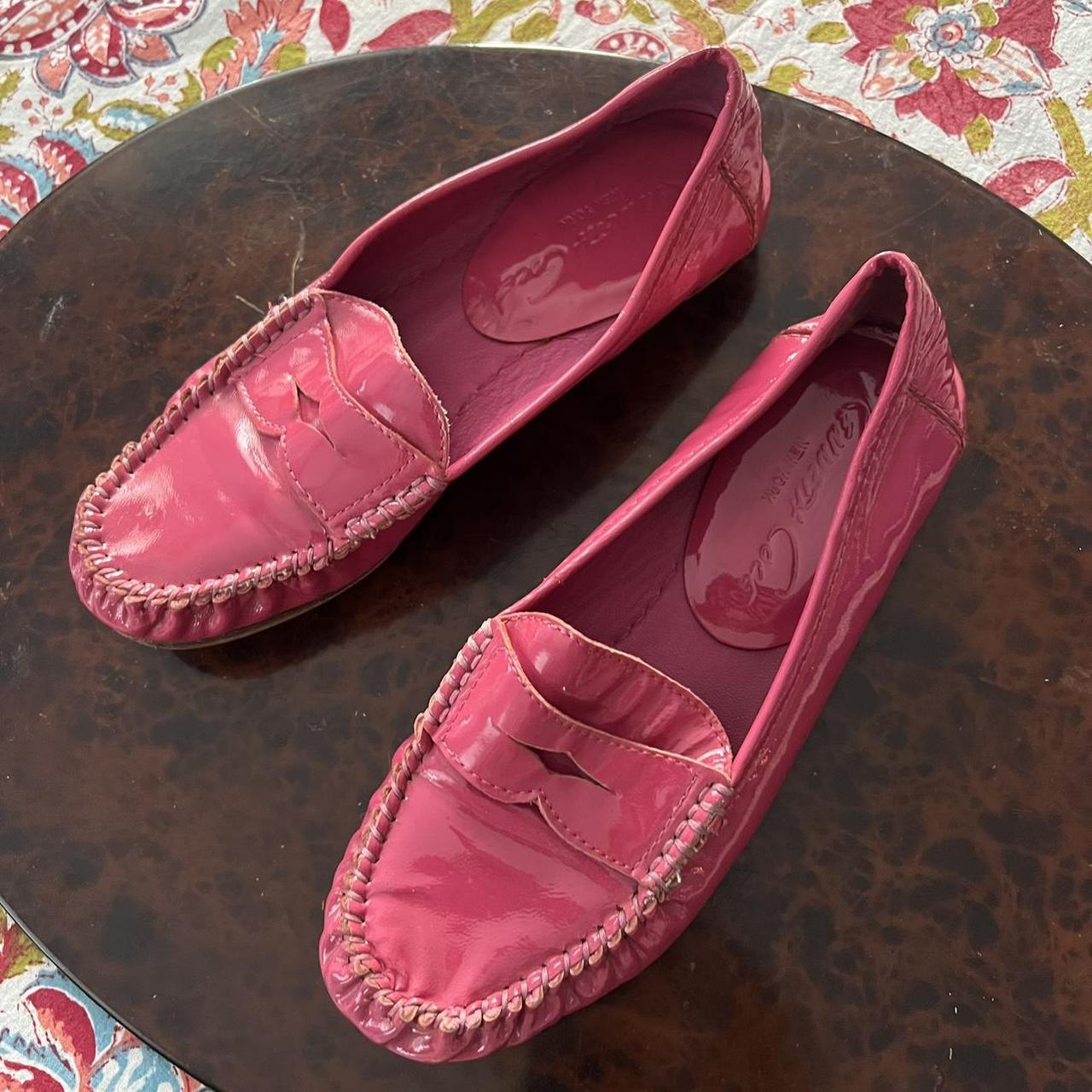 cole haan pink loafers