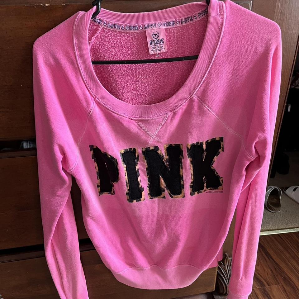 hot pink PINK by victoria’s secret sweatshirt with