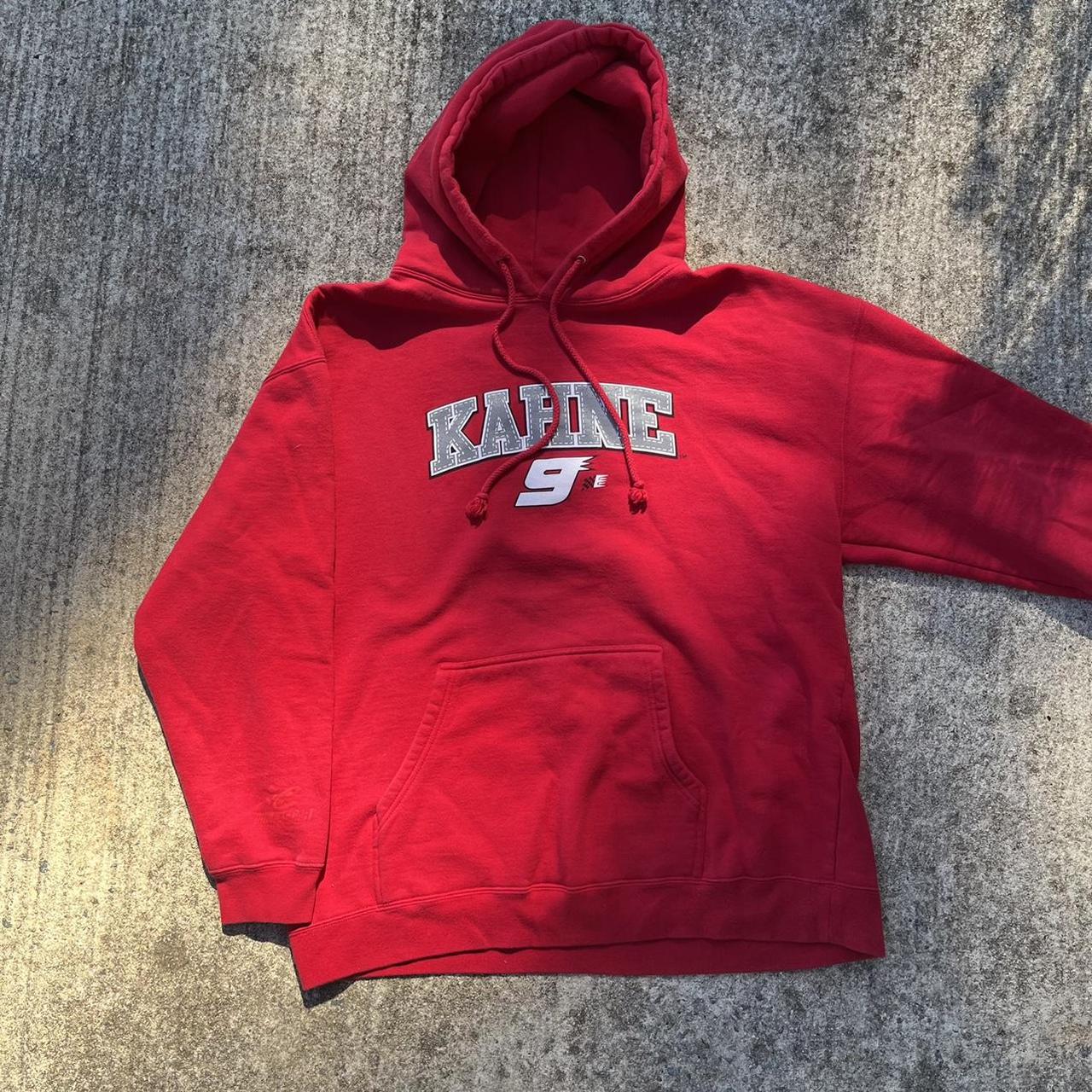 nascar kasey kahne 9 chase authentics red hoodie.... - Depop