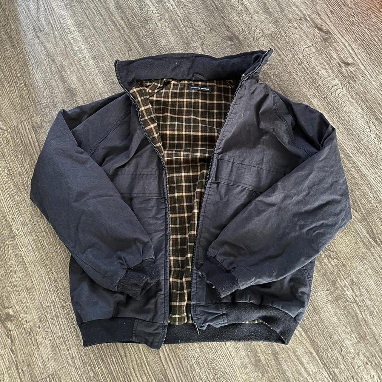 Brandy Melville Women's Navy Jacket Depop