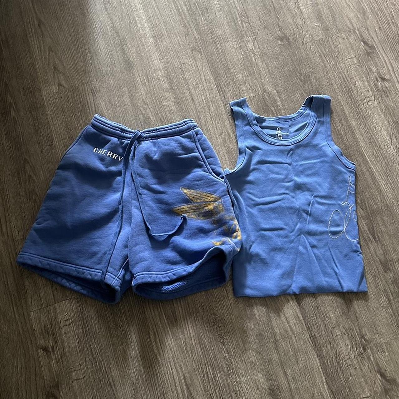 Cherry LA set! shorts in size small tank in size... Depop