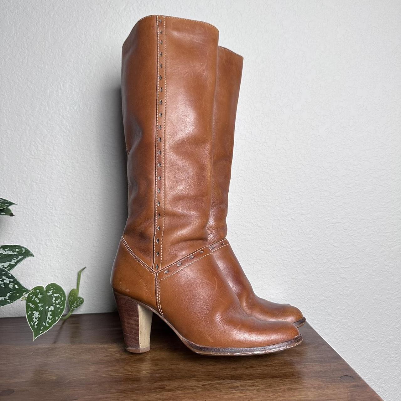 70s brown boots best sale