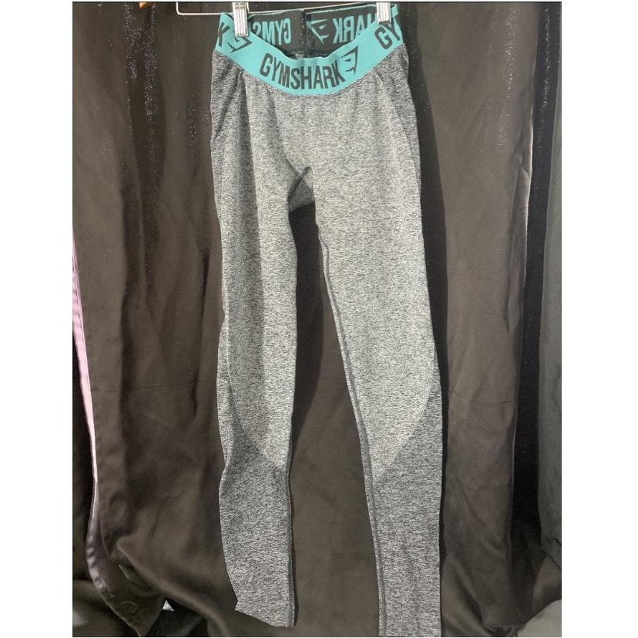 Gym shark training leggings in grey size small! - Depop