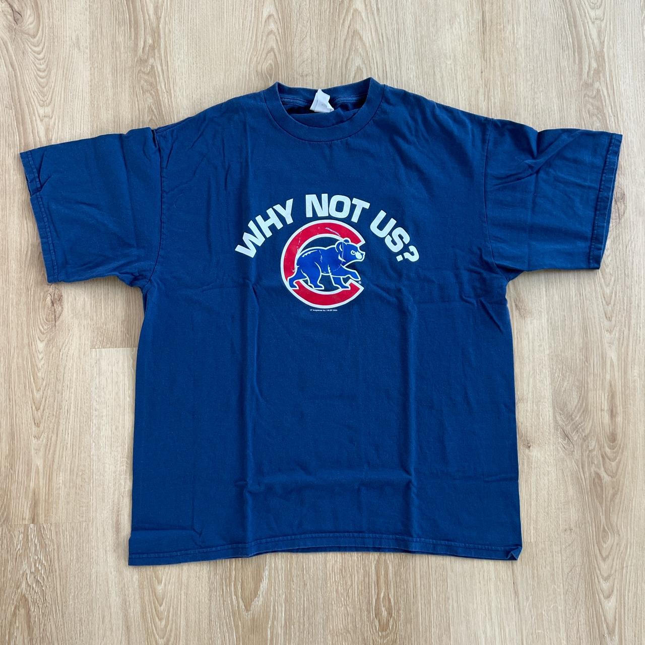 Vintage Chicago Cubs T-Shirt No Tags Size: Large - Depop