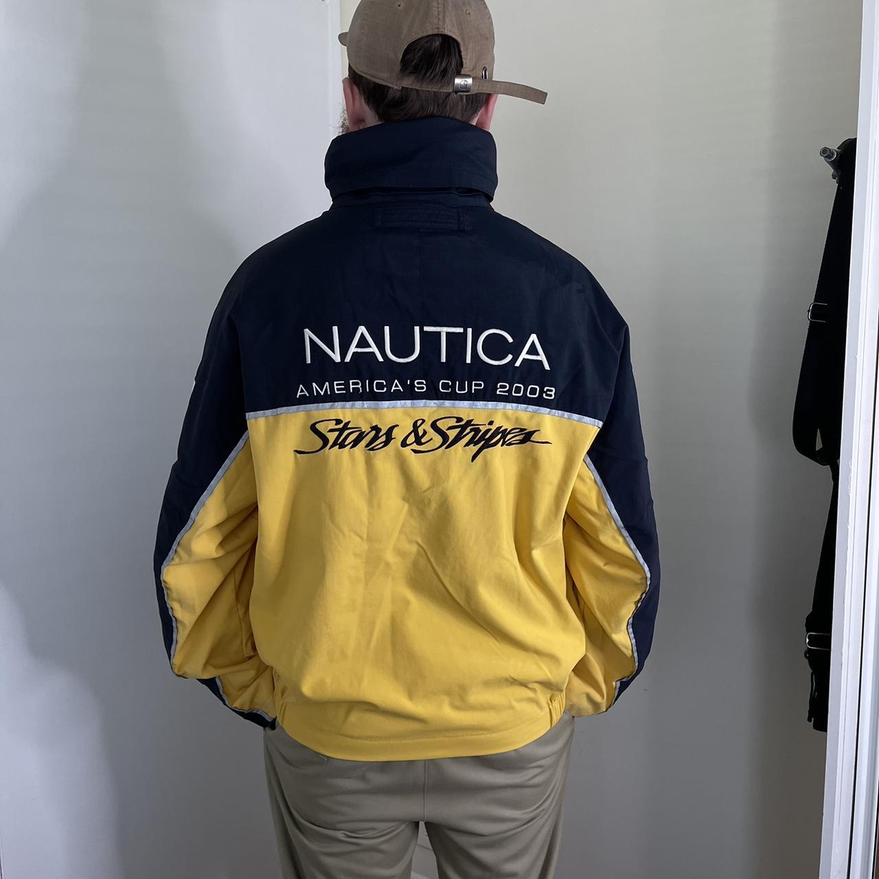 Mens Jacket Nautica Coat Uk Vintage Nautica Jacket Stars Stripes