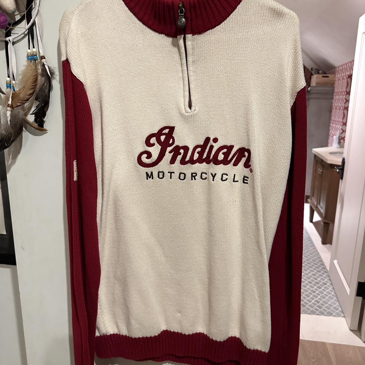 Indian motorcycle sweater - Depop