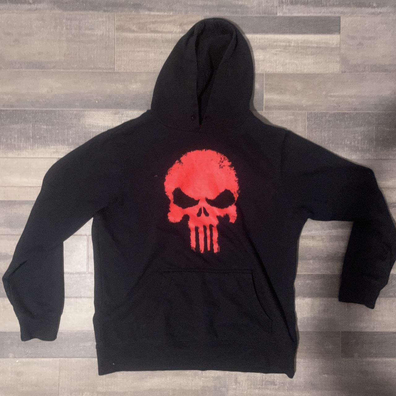 Marvel red punisher logo Sized large but