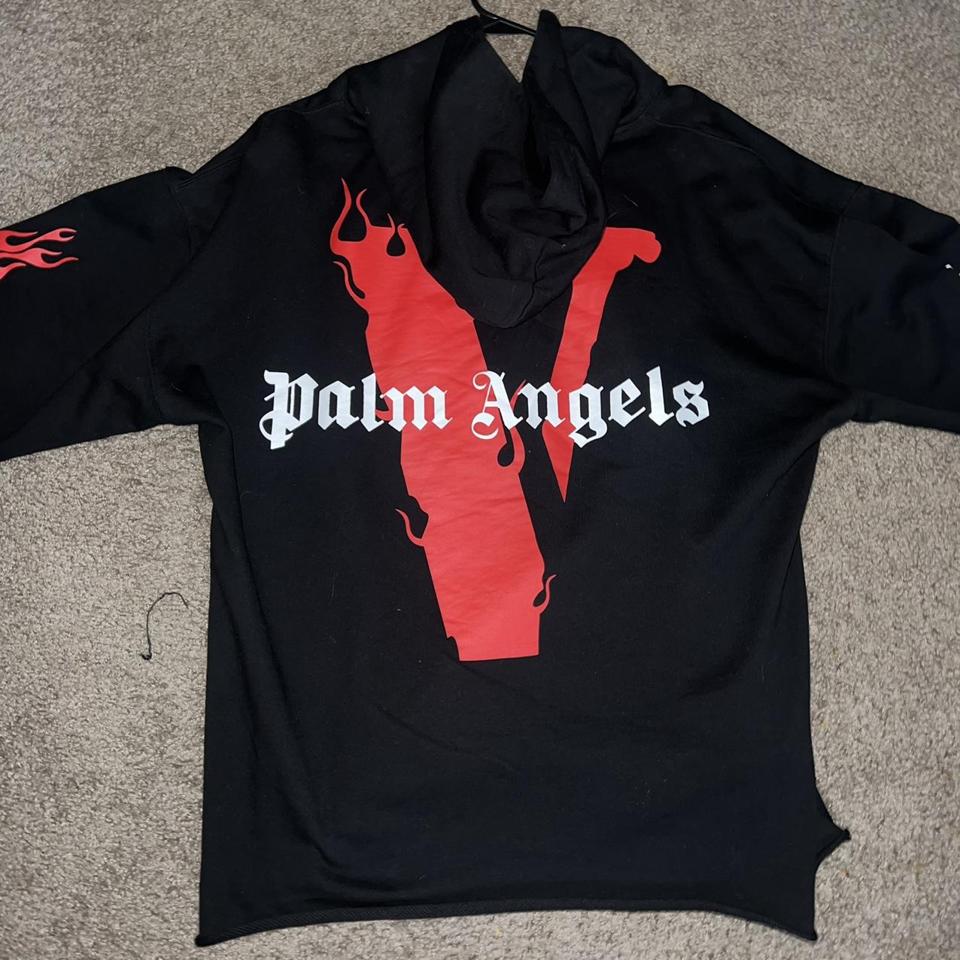 Palm Angels x Vlone t-shirt. Worn once. Perfect - Depop