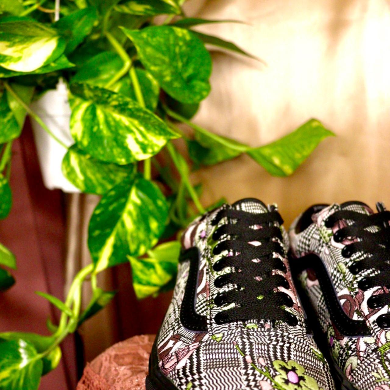VANS Tapestry Floral Old Skool Stackform Shoe 6.5 | Depop