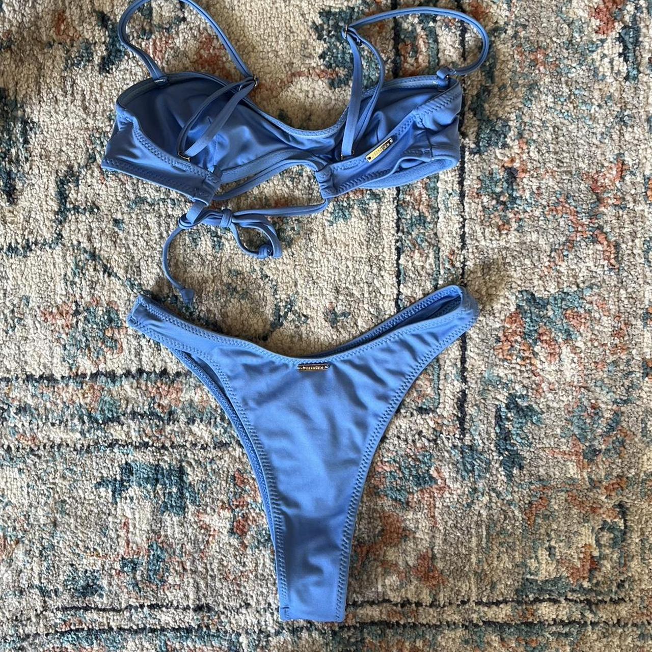 Lahana swim beautiful blue bikini. worn twice top xs... - Depop