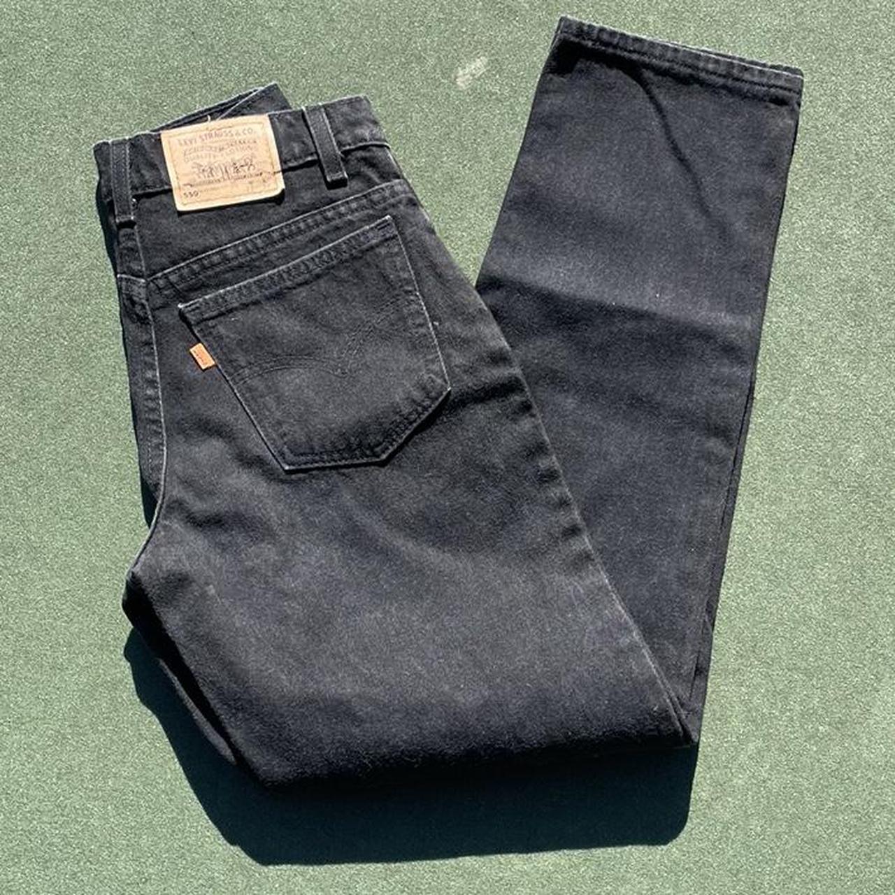 Vintage Black Paper Tag Levi’s Jeans Tagged Size W... Depop