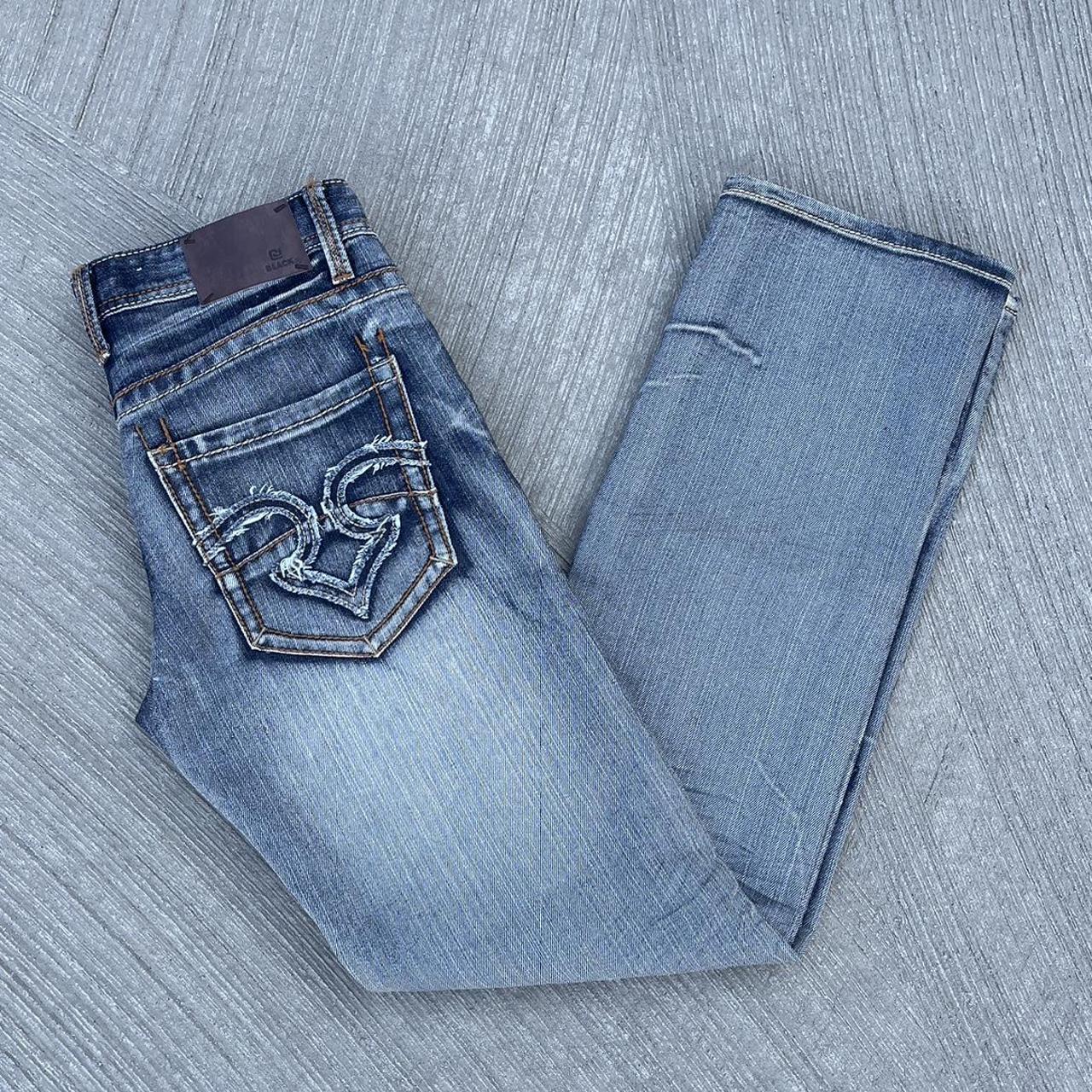 Vintage Affliction Style Jeans Waist 31” Length... - Depop