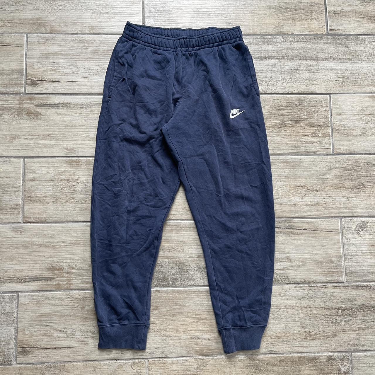 Navy Blue Nike Sweatpants Waist 29” Inseam... - Depop