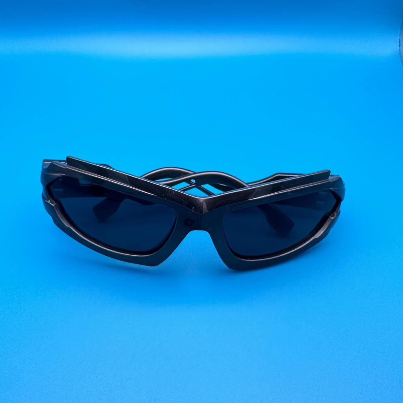Y2K Sunglasses With A Futuristic Look Brand New... Depop