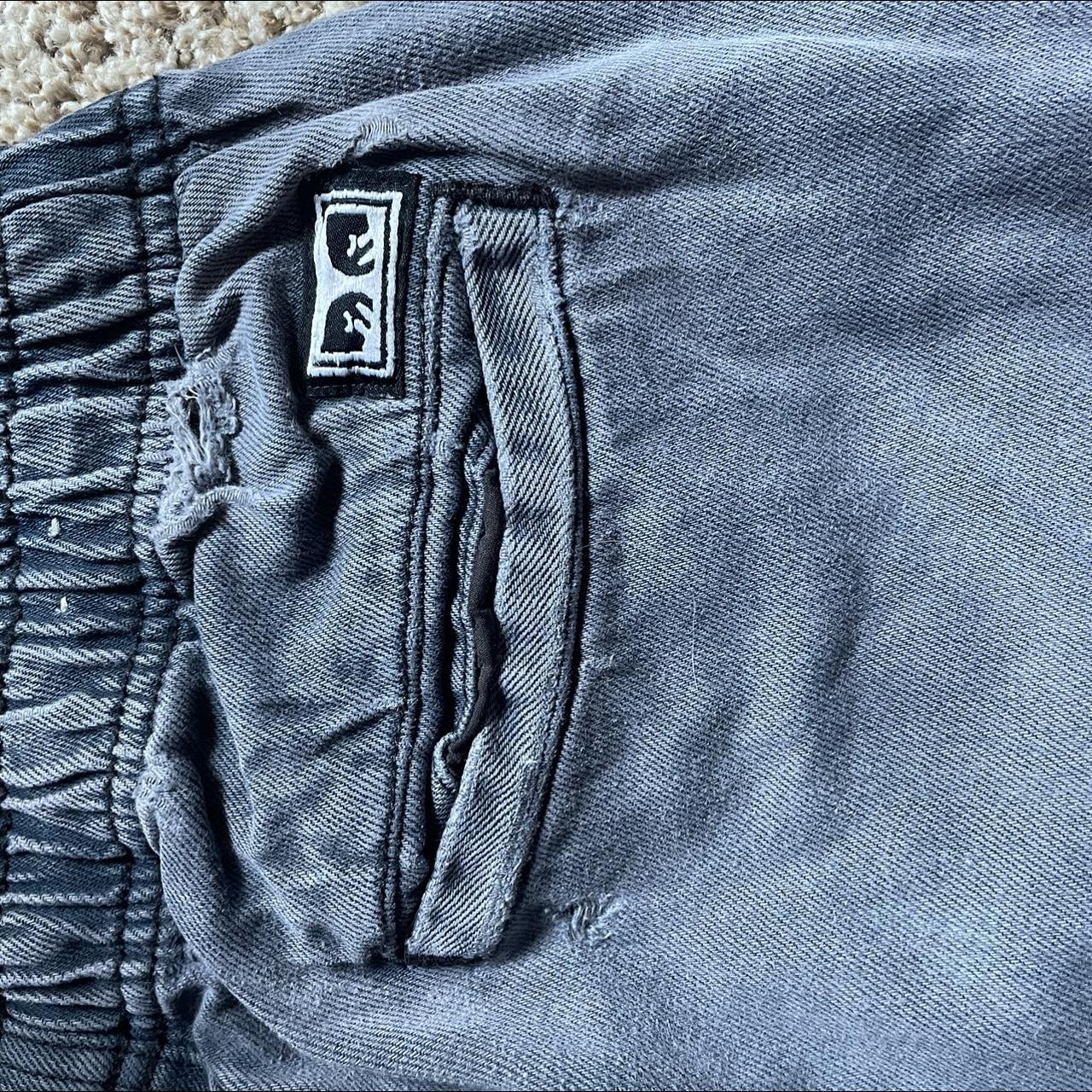 VINTAGE OBEY JEANS, super baggy there is no size but... - Depop