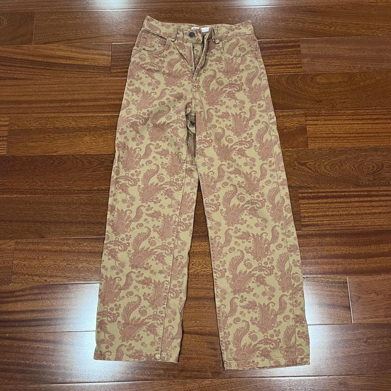 Zara paisley jeans Clearance