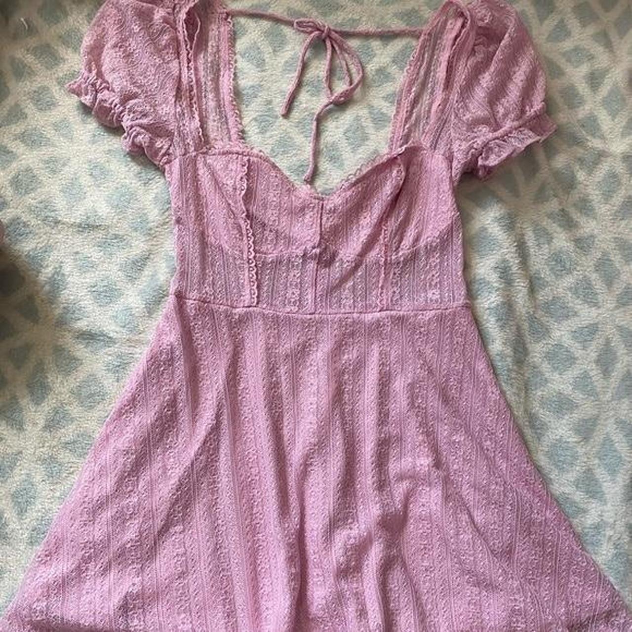 Urban Outfitters (UO) Roxie Pink Lilac Dress Size... Depop