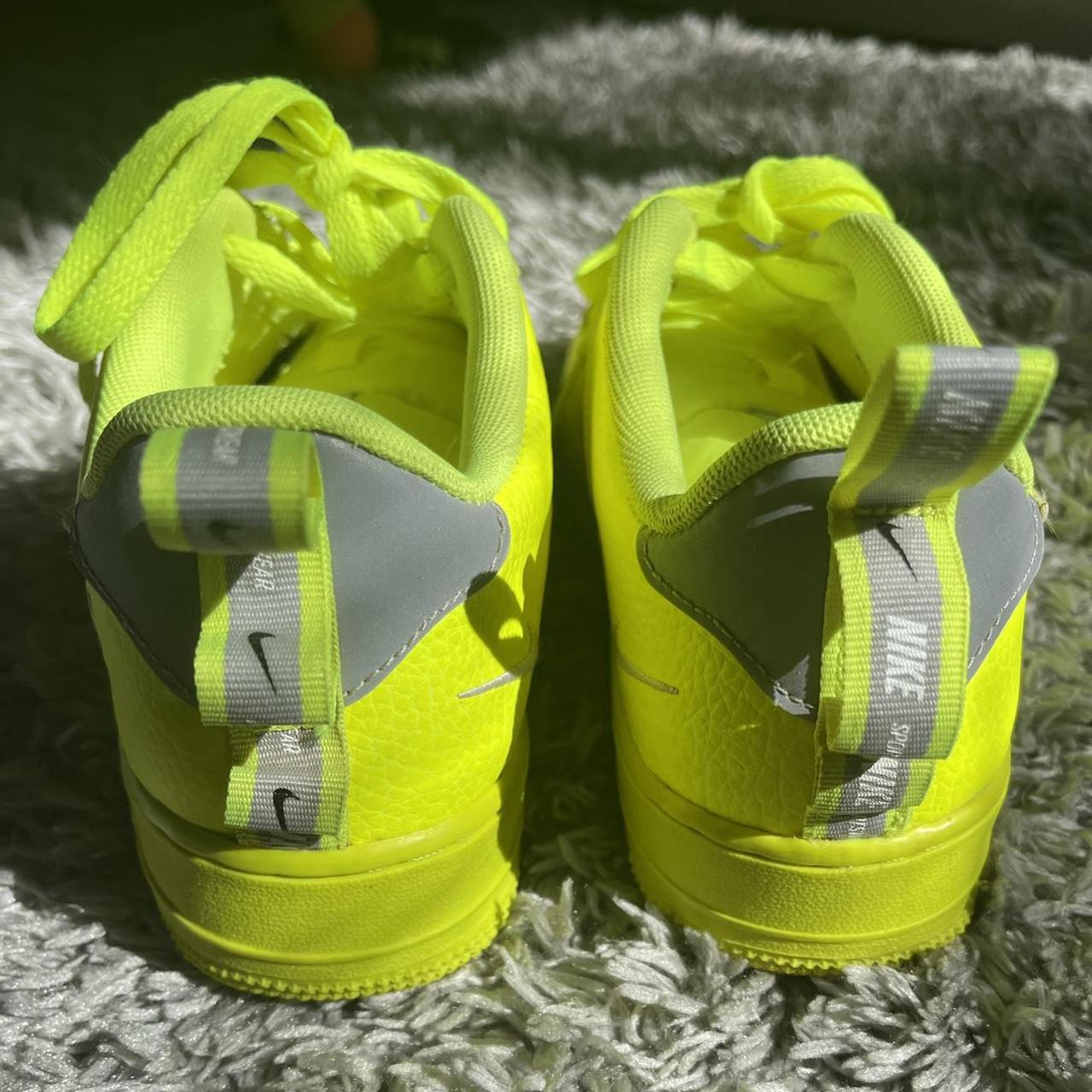 Nike Yellow and Green Trainers | Depop