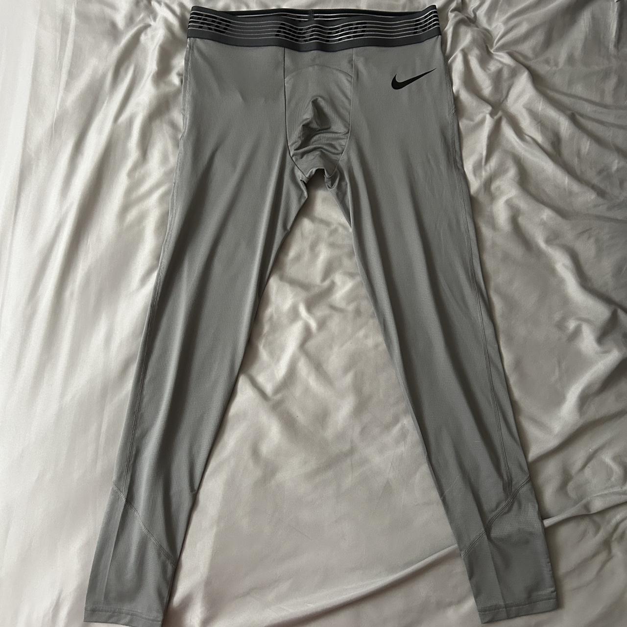 Nike Pro Tights Long Grey Size XL Extra Large,