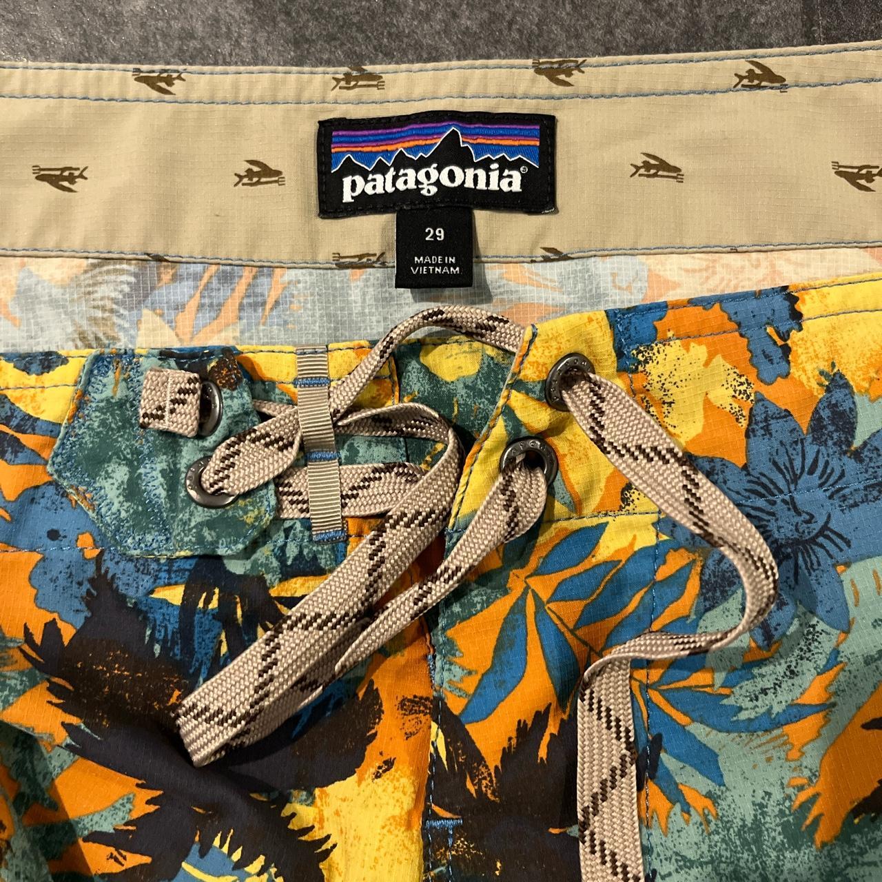 Patagonia Swim Trunks Floral Design SIZE 29 waist - Depop