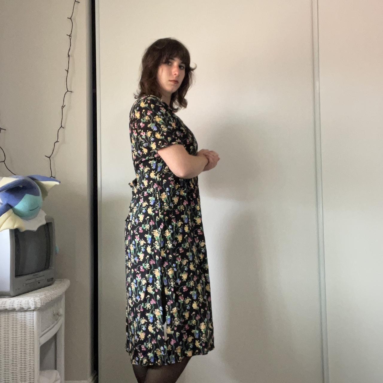 🌼🖤 The ultimate 90s floral grunge dress! Kinderwhore