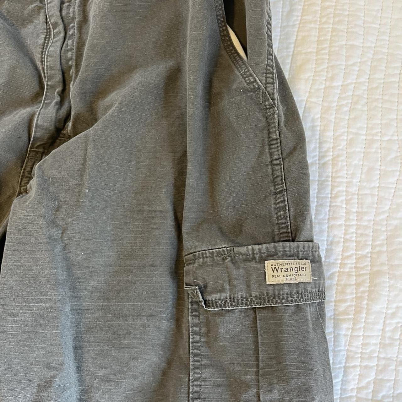 Wrangler Men's Grey Trousers | Depop