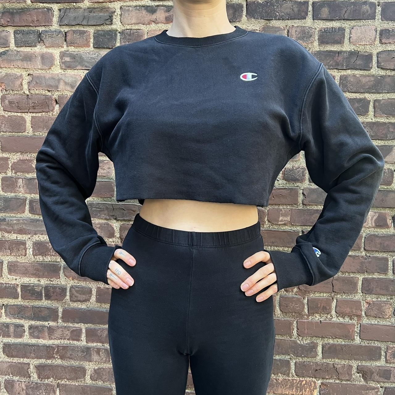 Champion best sale cropped crewneck