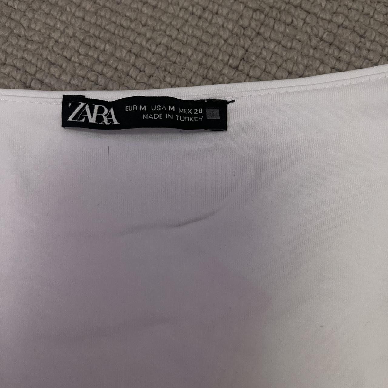 zara vest top comfiest zara tank top, double lined... Depop