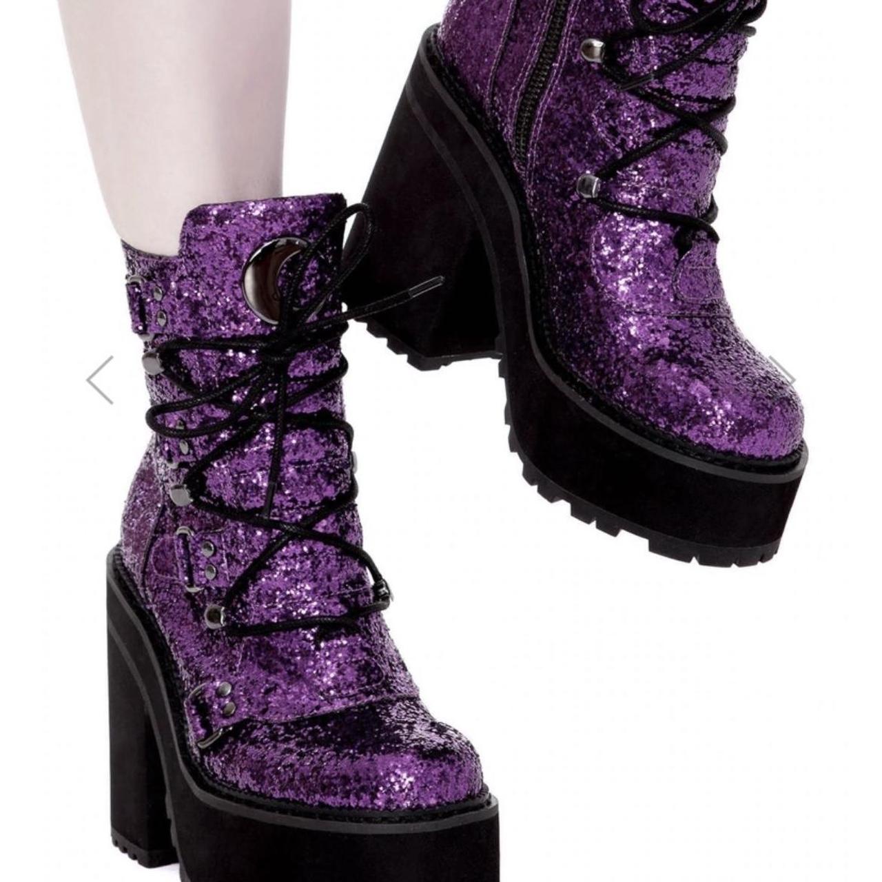 Killstar Broom Rider boots. These are BNIB. | Depop