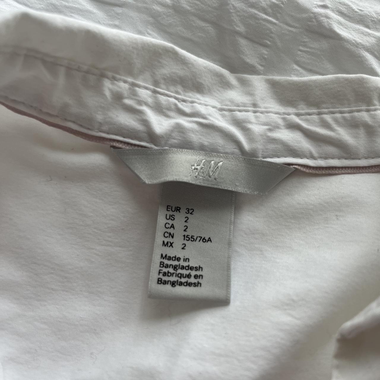 H&M Women's White Blouse | Depop