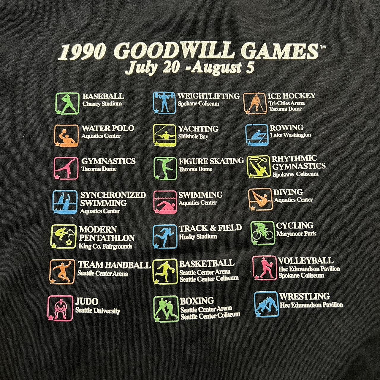 Vintage 1990 Seattle Goodwill Games... - Depop