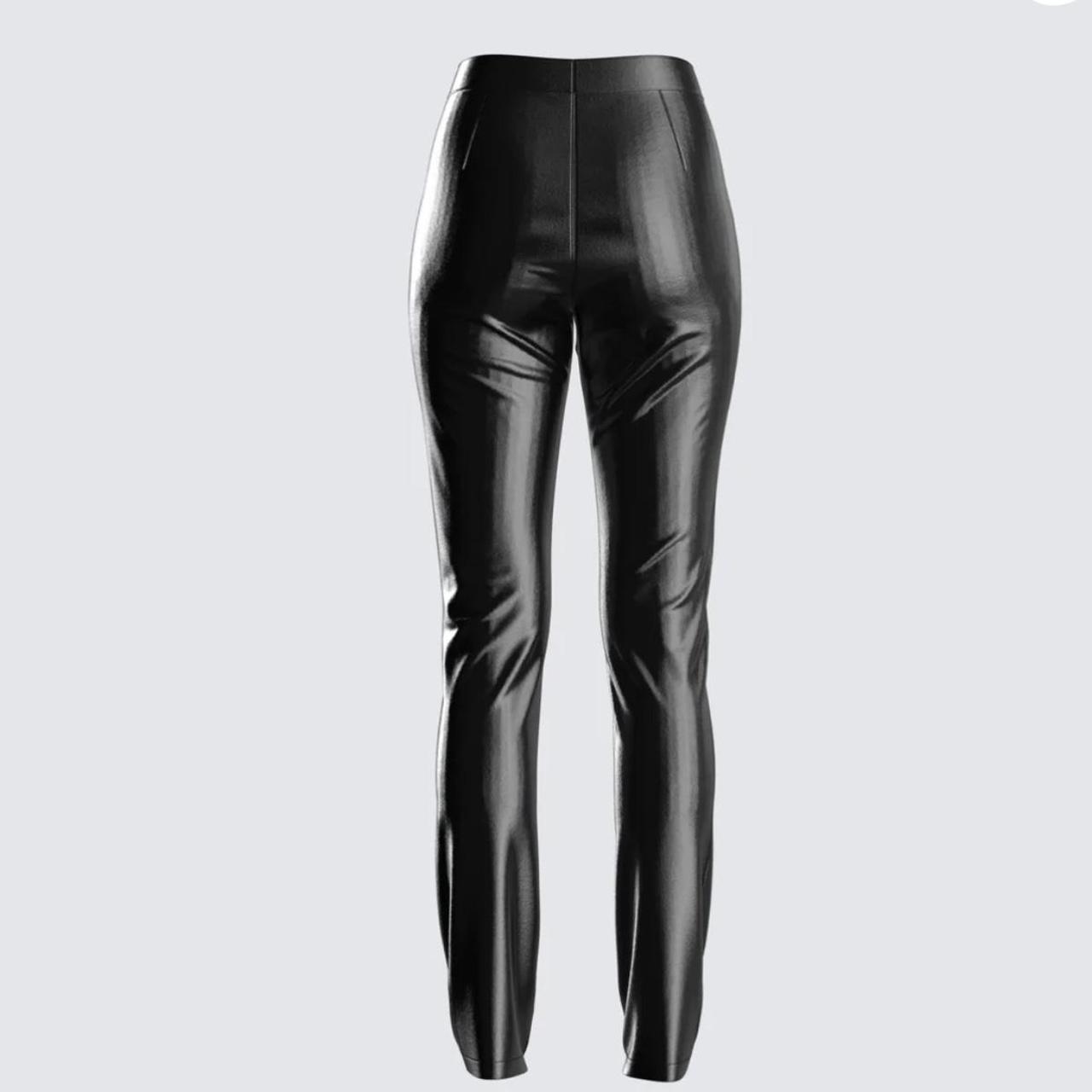 Finesse Cait high waist faux leather pants size M.... Depop