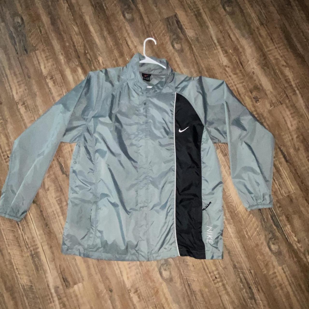 XL Gray Nike Swingman Windbreaker/Cage Jacket 10/10 - Depop