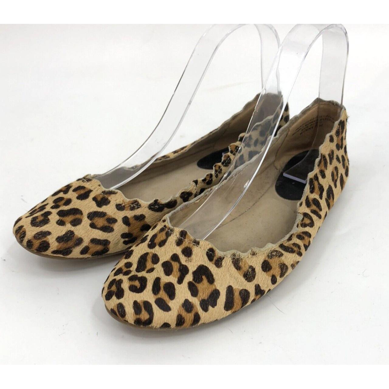 Audrey brooke leopard store flats