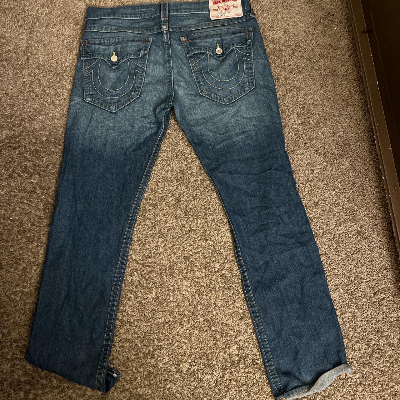 true religion denim slightly slim... - Depop