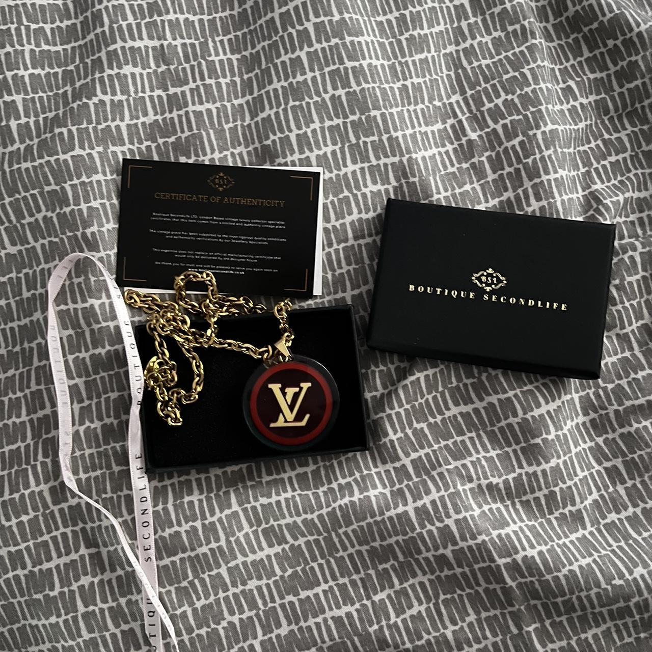 Authentic Louis Vuitton Charm Necklace. Charm is on - Depop