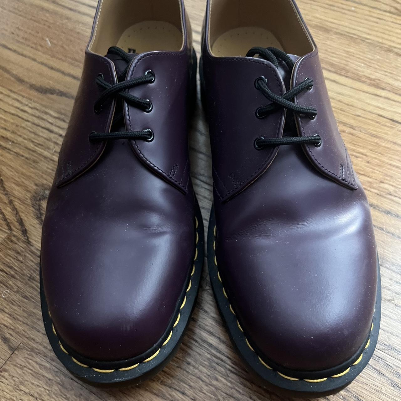 Doc Martens - Purple - Size 10 Bought in 2020. Wore... - Depop