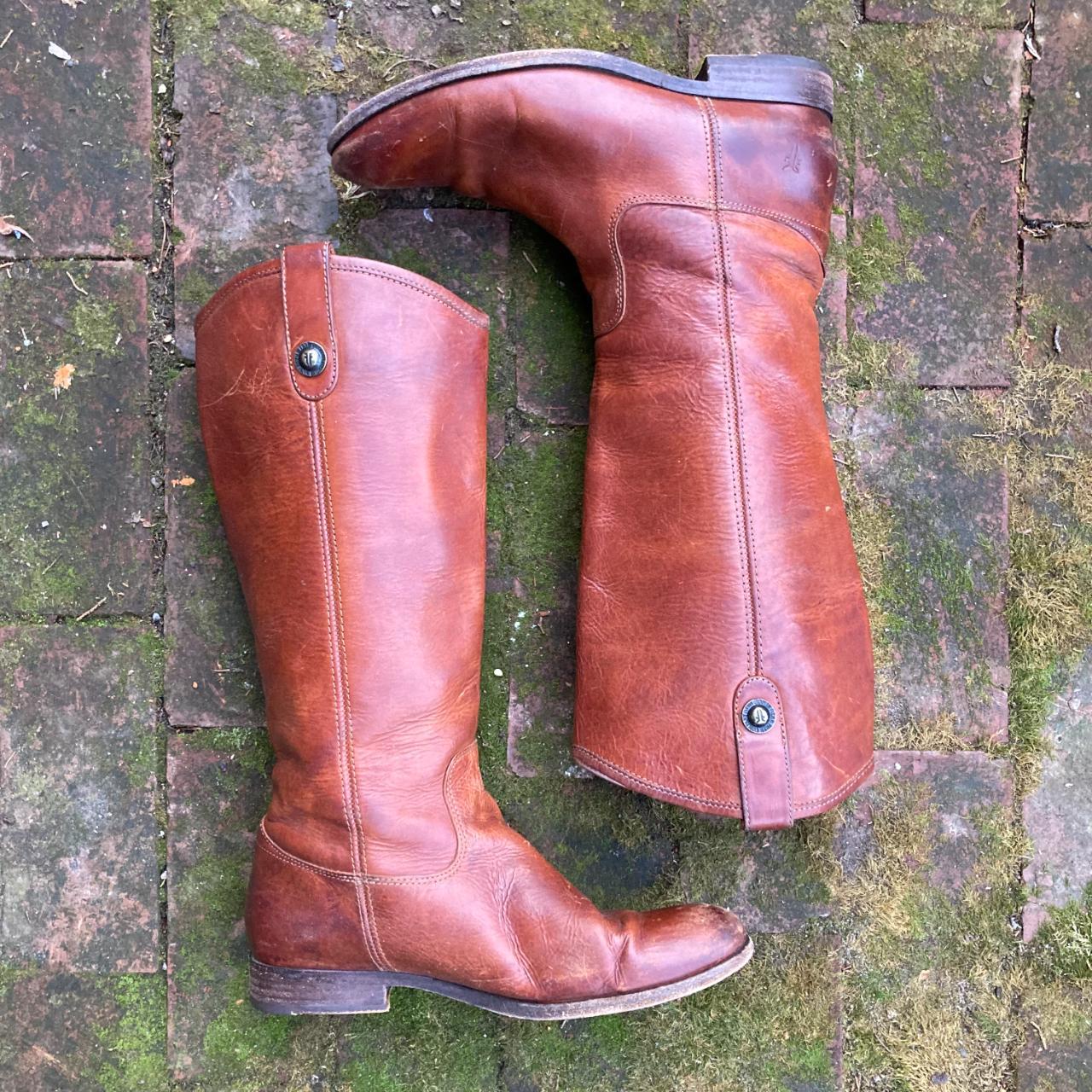 frye leather riding boots