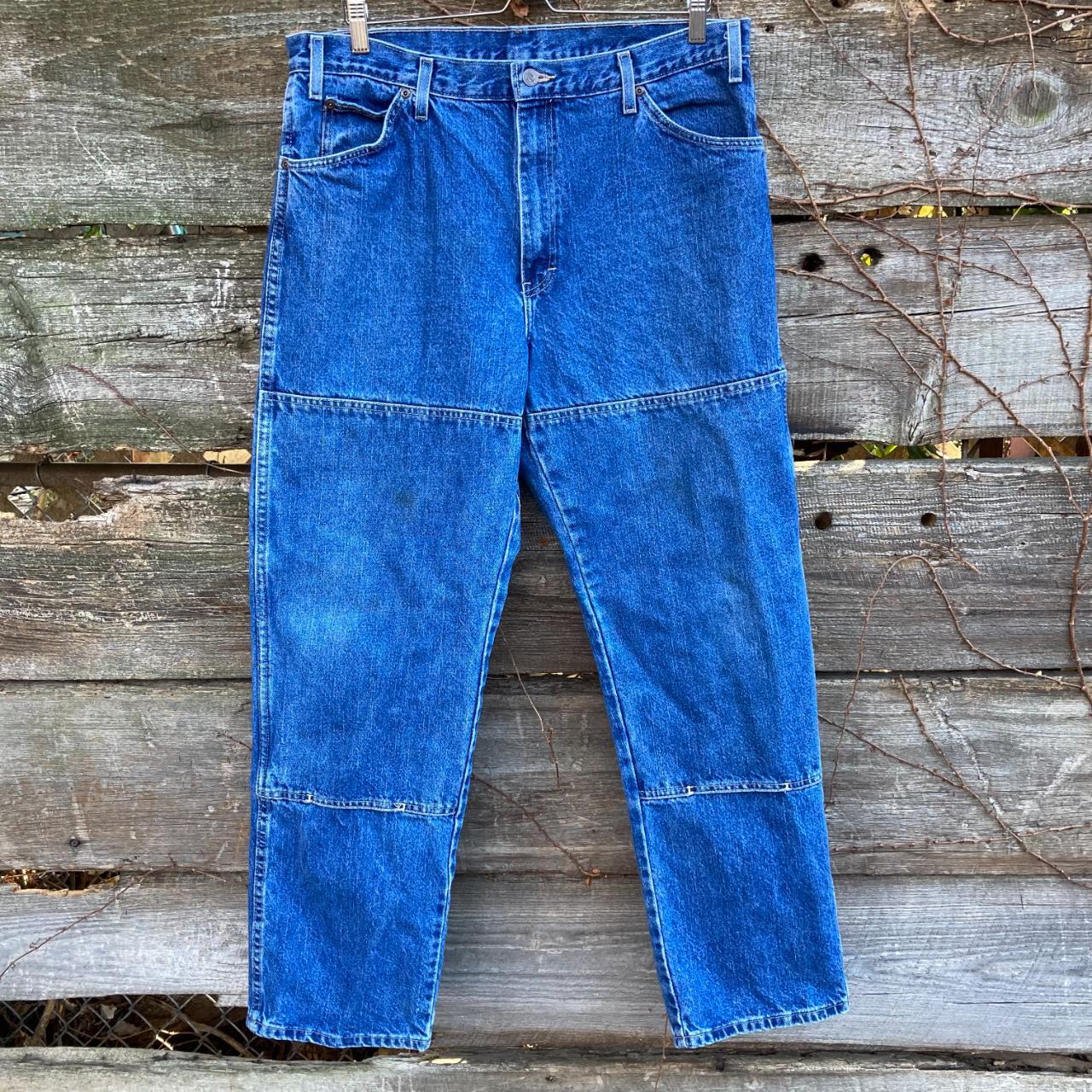 Dickies Double Knee Pants Work Denim 6 pocket Depop