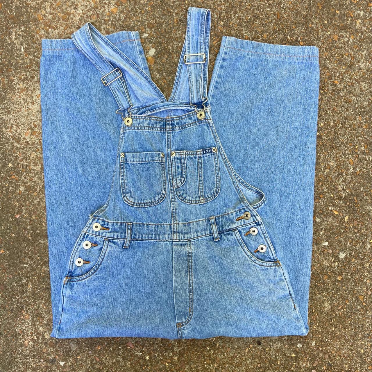 Vintage Overalls Description 90s Express Bleus... Depop