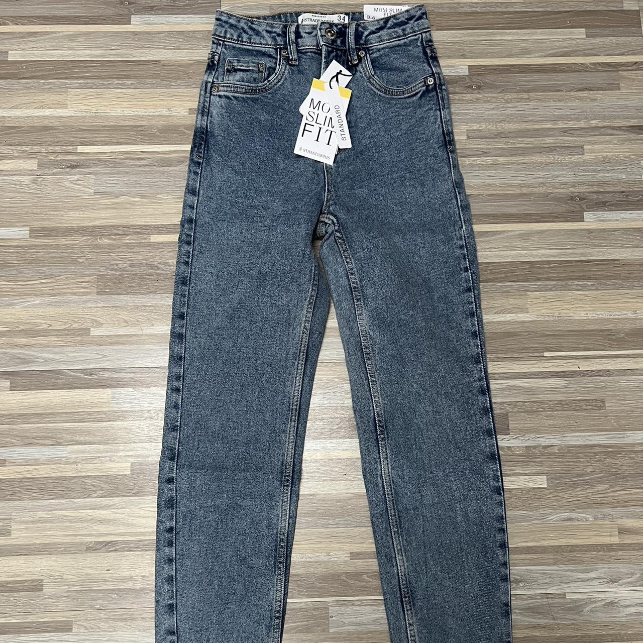 Stradivarius Mom Jeans Talla 1465 Jeans Mom Slim Moda De Mujer